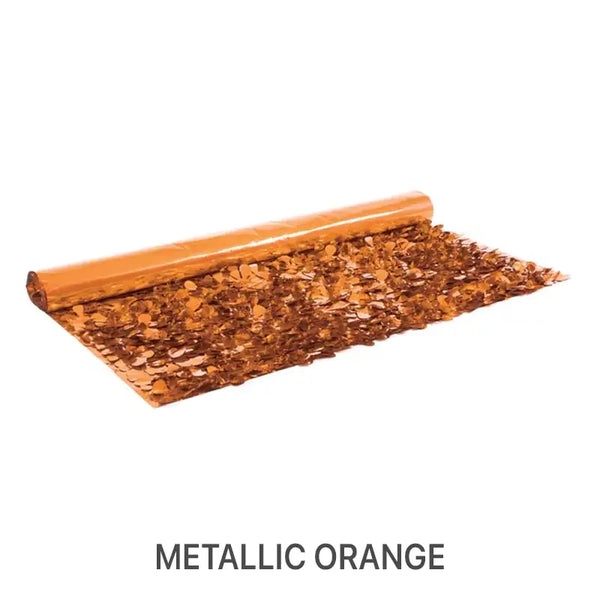 Metallic Floral Sheeting