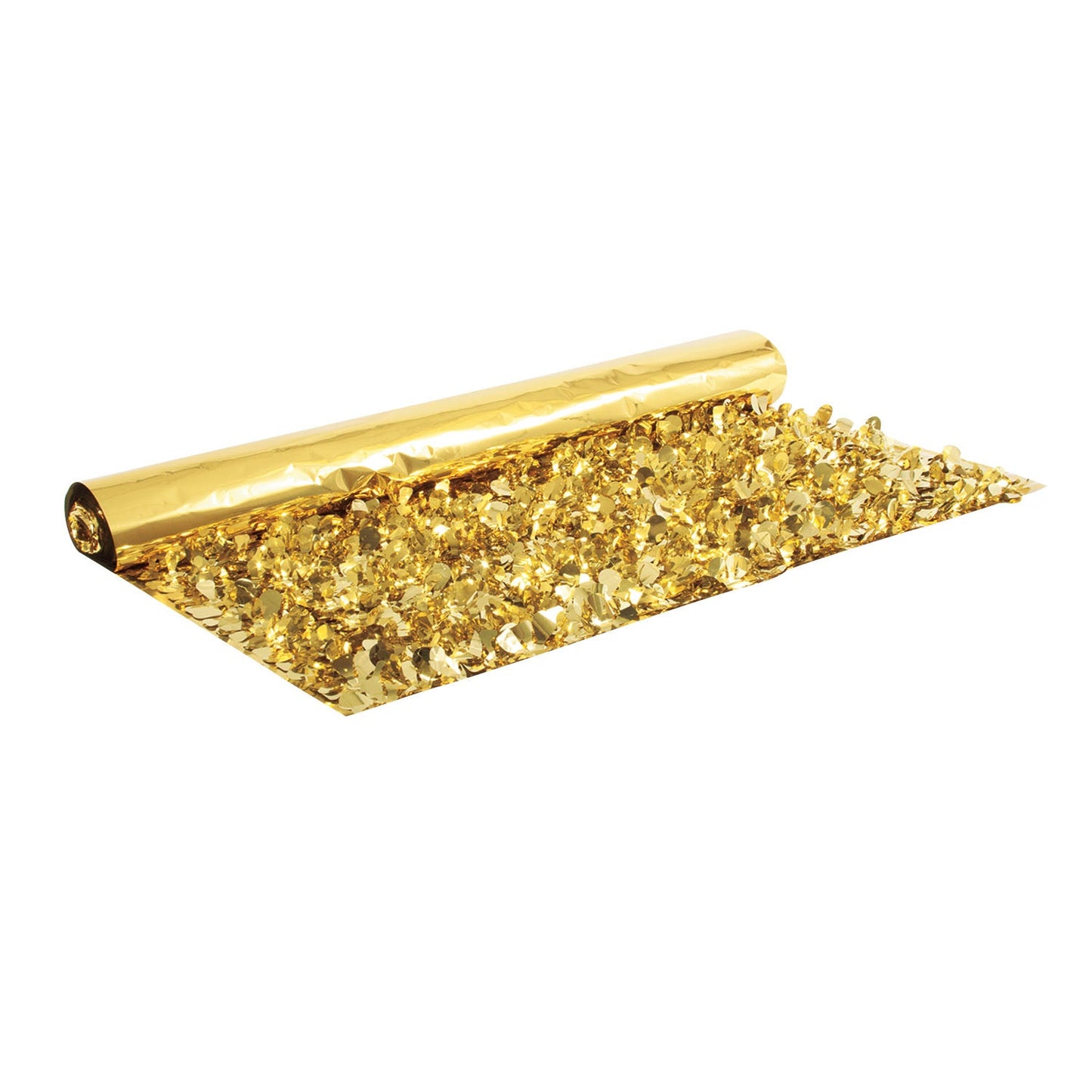 Metallic Floral Sheeting